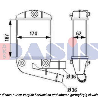 AKS DASIS Starpdzesētājs 087001N